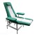 Кресло-кушетка на колесах К03 с подставкой для ног (цвет обивки зеленый / вставка белая)
