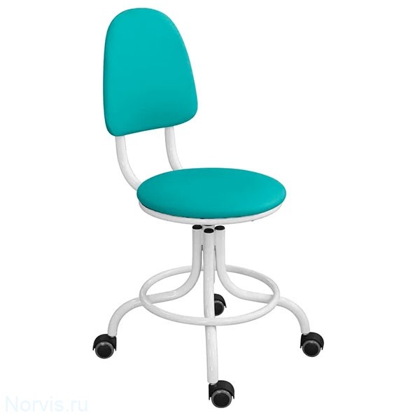 Кресло КР01 на винтовой опоре (цвет зеленый)