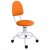 Кресло КР01 на винтовой опоре (цвет оранжевый)