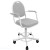 Кресло на винтовой опоре с подлокотниками КР15/П (цвет серый)